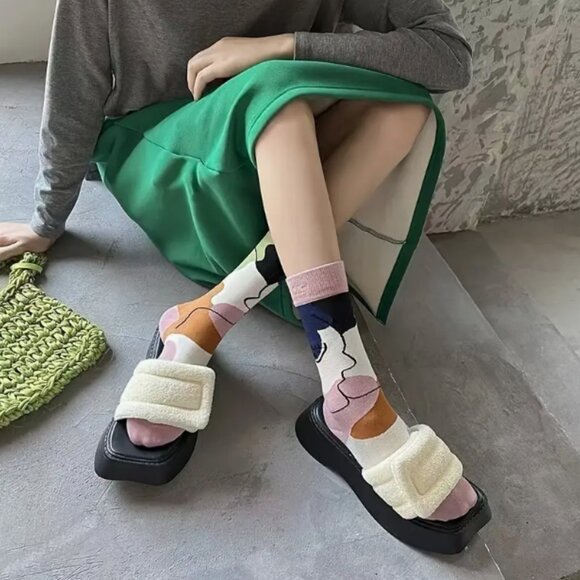 Picasso Abstract Paintings Socks - Picture 5 of 16